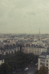 Image showing Paris. View of the city roofs.