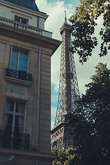Image showing Eiffel Tower in Paris, France.