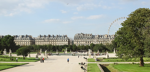 Image showing France, Paris - June 17, 2011: Jardin de Tuileries