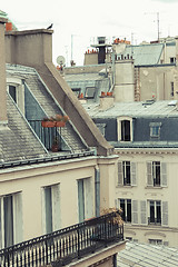 Image showing Paris. View of the city roofs.