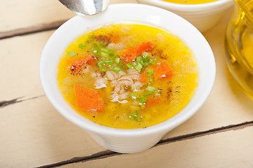 Image showing Syrian barley broth soup Aleppo style