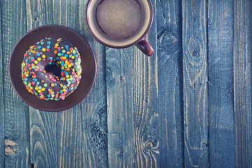 Image showing chocolate donuts