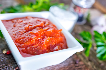 Image showing tomato sauce