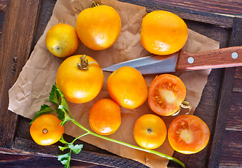 Image showing yellow tomato