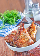 Image showing fried chicken wings