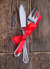 Image showing fork and knife