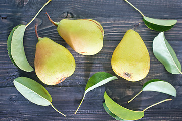 Image showing fresh pears