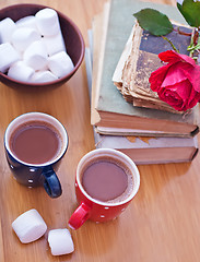 Image showing cocoa drink in cups