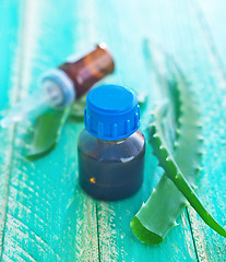 Image showing aloe oil