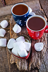 Image showing cocoa drink in cups