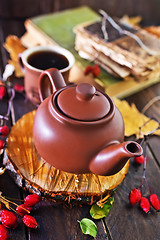 Image showing fresh tea in teapot