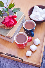 Image showing cocoa drink in cups