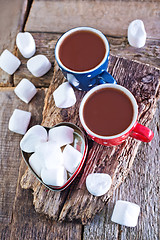 Image showing cocoa drink in cups