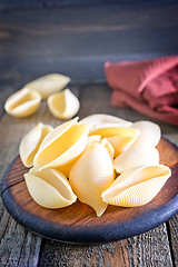 Image showing raw pasta