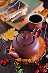 Image showing fresh tea in teapot