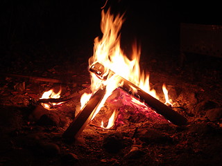 Image showing Picnick fire