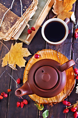 Image showing fresh tea in teapot