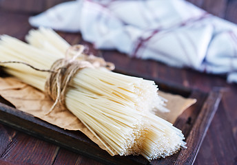 Image showing raw rice noodles