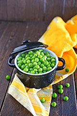 Image showing green peas