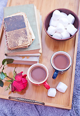 Image showing cocoa drink in cups