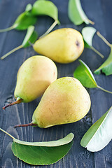 Image showing fresh pears