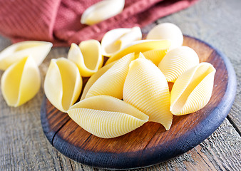 Image showing raw pasta