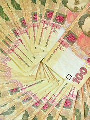 Image showing background of the Ukrainian money