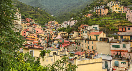 Image showing District in Riomaggiore - Cinque Terre,Italy