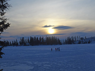 Image showing Frozen Lake