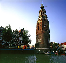 Image showing Montelbaans Tower, Amsterdam