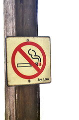 Image showing No smoking sign