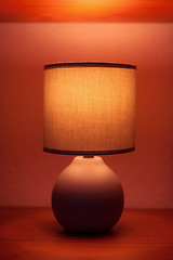 Image showing Lamp on a shelf