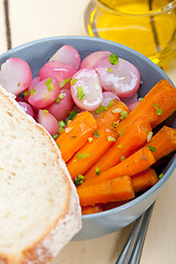 Image showing steamed  root vegetable on a bowl