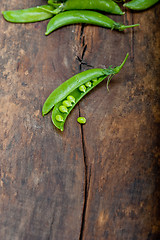 Image showing hearthy fresh green peas 