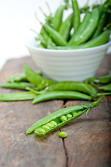 Image showing hearthy fresh green peas 