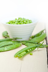 Image showing hearthy fresh green peas 