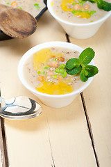 Image showing Hearty Middle Eastern Chickpea and Barley Soup