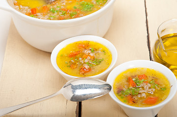 Image showing Syrian barley broth soup Aleppo style