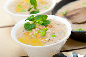 Image showing Hearty Middle Eastern Chickpea and Barley Soup