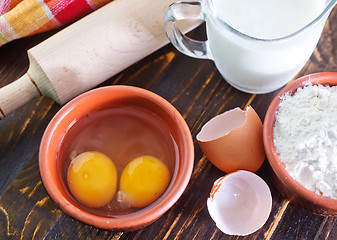 Image showing ingredients for dough