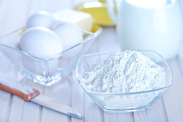 Image showing ingredients for dough