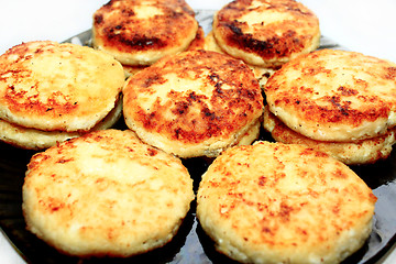 Image showing cheese cakes on the plate