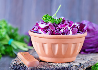 Image showing blue cabbage