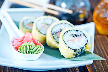 Image showing sushi