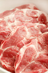 Image showing Raw pork meat