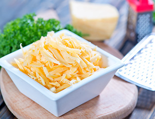 Image showing grated cheese