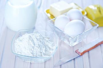 Image showing ingredients for dough