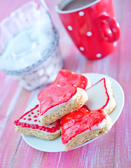 Image showing cookies and cocoa drink