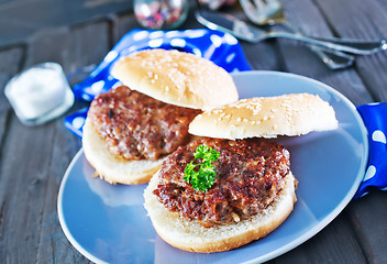 Image showing burgers