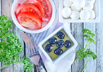 Image showing ingredients for salad